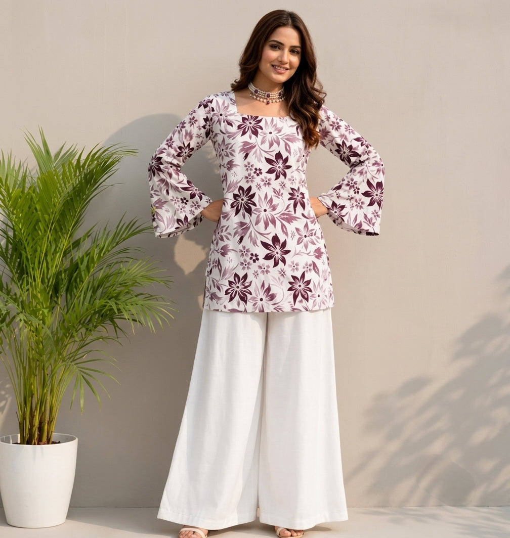 Kurti plazoo set for women and girls
