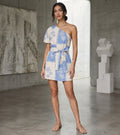 Dress for women midi western wear one piece dress for vacation outfit one shoulder bodycon trendy and stylish dress