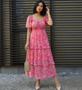 Women Maxi Pink Dress