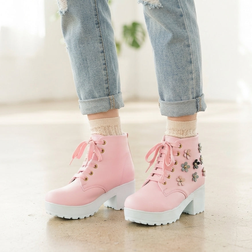 Trendy Latest Stylish Design Boot for Women Latest Design Ankle Length Boot for Women Extra Soft Comfort Boot for Women Chunky Sole Boot For Women High Heel Boot For Women Casual Boot For Women/Girls/Female/Ladies