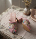 heel Embroidery Half multi jutis for women