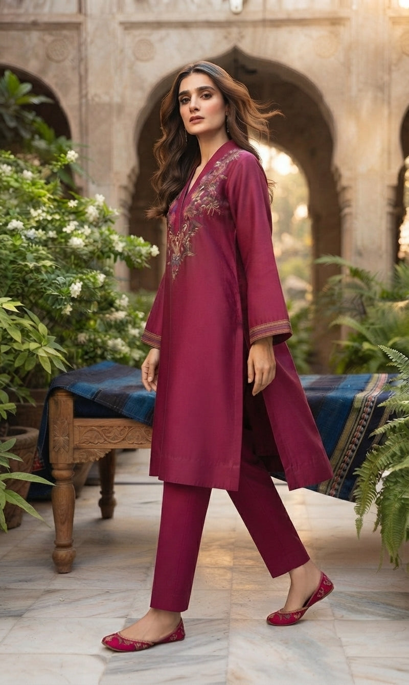 Designer Embroidered Co-ord set