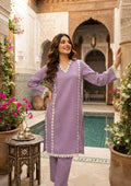 Trendy Rayon Lase Work Kurta Set For Women