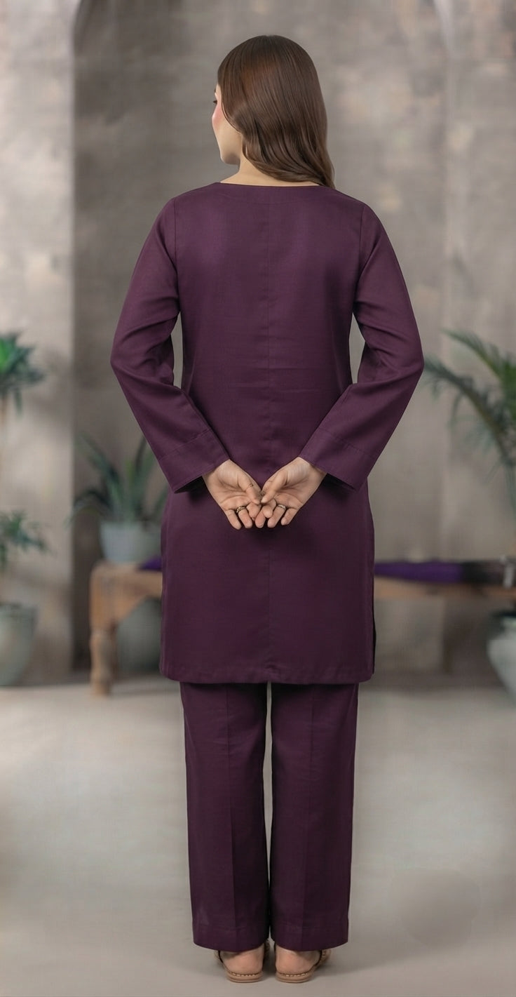 Ethnic Motifs Embroidered Regular Thread Work Kurta with Plazo
