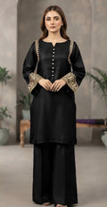 Ethnic Motifs Embroidered Regular Thread Work Kurta with Plazo