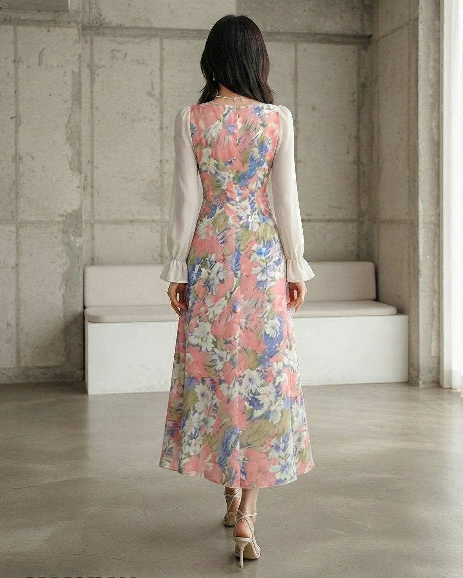 A-LINE BABY PINK DRESS