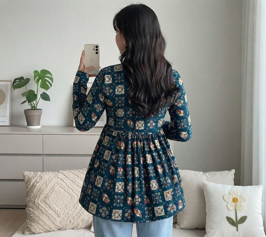 Short top western influenced
