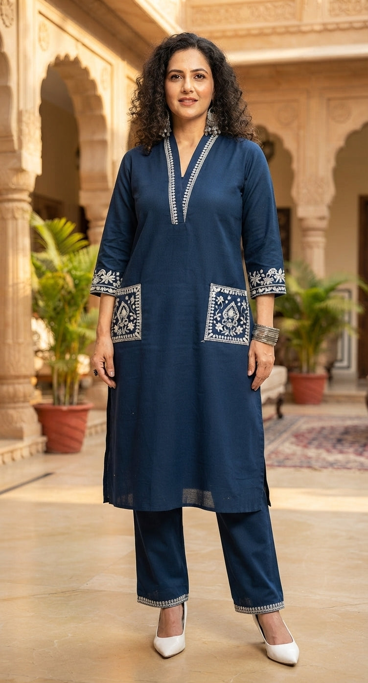 Co-ord set Blue Women