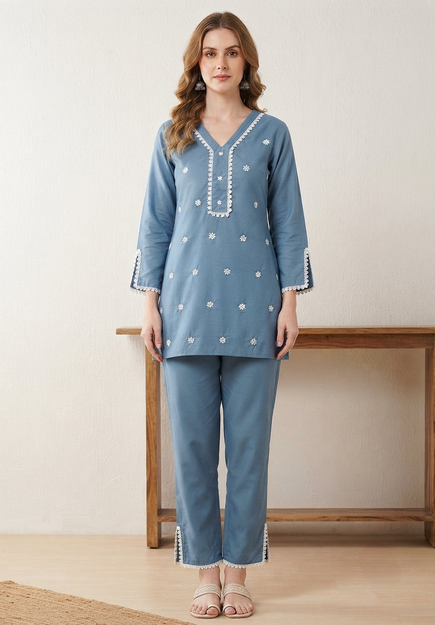 Premium Cotton Coord Set for Summer